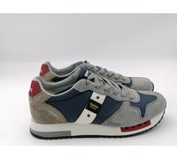 Scarpe sneakers uomo BLAUER s6queens01 nub blu navy marrone brown