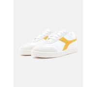 Scarpe Sneakers UOMO Diadora KICK SL Bianco Giallo Sportswear T3