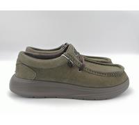 Scarpe sneakers uomo HEY DUDE Wally comf suede major brown/mole marrone