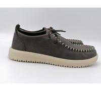 Scarpe sneakers uomo HEY DUDE Wally NXT moc leather mole brown wood ash