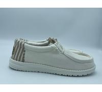 Scarpe sneakers uomo HEY DUDE Wally Resort multi white bianco