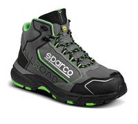 Sparco - Allroad Leap - ESD S3S SR FO HRO - Scarpe Antinfortunistiche Metal Free ESD con Puntale in Composito - Tomaia in Nubuck Idrorepellente - Suola Antiscivolo e Resistente al Calore - 42 EU
