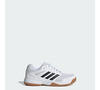 adidas Speedcourt Indoor Shoes Kids, Scarpe Unisex-Adulto, Cloud White/Core Black/Gum, 38 2/3 EU