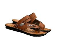 Scarpe Spiaggia E da Viaggio in Stile Casual, Correttore Ortopedico Estivo Antiscivolo per L'alluce Valgo Sandali Comodi da Uomo, Infradito Aperte Fascite Plantare, per Alluce Valgo(Brown,41 EU)