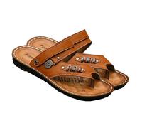 Scarpe Spiaggia E da Viaggio in Stile Casual, Correttore Ortopedico Estivo Antiscivolo per L'alluce Valgo Sandali Comodi da Uomo, Infradito Aperte Fascite Plantare, per Alluce Valgo(Yellow,38 EU)
