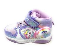 Scarpe Sport Mid Unicorno S8010172S,Viola Iridescente con Arcobaleno Che Si Illumina,A Strappo (Viola, Sistema Taglie Calzature EU, Adolescente, Numero, Media, 31)