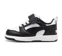 Scarpe sportive bambino Puma Rebound low 397420-01 Bianco-Nera Pelle