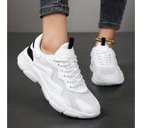 Scarpe sportive casual da donna, scarpe da corsa in pelle e rete traspiranti e versatili, sneaker casual leggere e alla moda personalizzate, adatte a studenti, attività all'aperto e stile Lolita, scar
