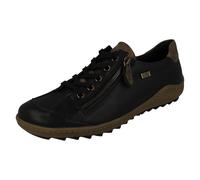 Remonte R1402, con Lacci Donna, Nero, 38 EU