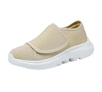 Scarpe sportive da donna con suola con plateau, in rete, slip-on, comode, traspiranti, per il tempo libero, sportive, con chiusura rapida, scarpe da passeggio comode, ortopediche