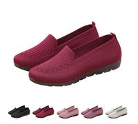 Scarpe sportive da donna nere comode classiche alla moda scarpe sportive leggere casual scarpe sportive senza lacci Intrattenimento antiscivolo scarpe slip on mocassini graziosi per atletico fitness
