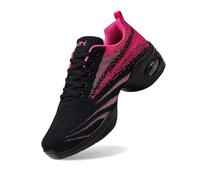 Scarpe Sportive da Donna per Danza Jazz e Allenamento con Cuscino d' Sneakers Eleganti Sport Tempo Libero Design Stringato in Tendenza Adatte a dança Quotidiano (41)