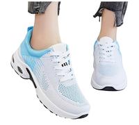 Scarpe sportive da donna, scarpe da ginnastica estive, comode, scarpe da ginnastica alla moda, traspiranti, antiscivolo, leggere, resistenti agli urti, in rete, ortopediche con suola spessa 75
