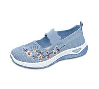 Scarpe Sportive da Donna Sportschuhe in Rete Basse Elastiche Eleganti Casual con Suola Morbida Lacci Regolabili anatomici Ideali per Allenamento Palestra