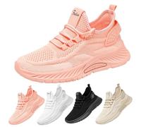 Scarpe sportive da donna, traspiranti, antiscivolo, con suola morbida, leggere, comode, per il fitness, per sport in casa, con aumento nascosto, ortopediche estive, Colore: rosa., 36 EU