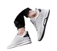 Scarpe sportive da uomo con aumento integrato, sneaker in rete traspirante, design leggero con lacci per attività quotidiane, galleggiamento invisibile di dieci centimetri per una migliore postura