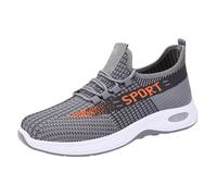 Scarpe sportive da uomo in rete con cuscino d'aria, scarpe da ginnastica minimaliste con lacci, scarpe da passeggio alte traspiranti e comode, scarpe da ginnastica da tennis regolabili, suola morbida