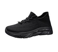 Scarpe sportive da uomo in rete, traspiranti, leggere e comode, Nero , 43 EU