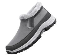 Scarpe sportive da uomo invernali, con calda imbottitura, senza lacci | Sneaker da uomo senza lacci, morbide, comode, termiche, larghe, per il tempo libero