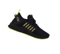 Scarpe sportive da uomo per corsa, tennis, scarpe da ginnastica in rete, traspiranti, antiscivolo, comode da passeggio, leggere, per il tempo libero, per attività all'aria aperta, giallo., 39 EU