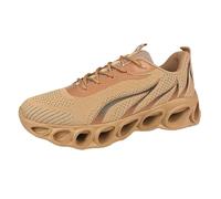 Scarpe sportive da uomo rosse, scarpe da corsa da uomo, 44, ultra comode, da jogging, traspiranti, per il tempo libero, per lo sport, per la palestra, per il fitness, antiscivolo, in rete, con lacci