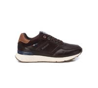 Scarpe sportive e-pelle sneaker uomo Refresh nero marrone memory INVERNO 2024/25
