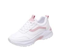 Scarpe sportive ortopediche da donna, comode, da jogging, per il tempo libero, estive, traspiranti, sportive, per il fitness, per la corsa su strada, leggere, con plateau, Colore: rosa., 35 EU