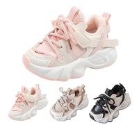 Scarpe sportive per bambini, con fodera calda, per bambini, scarpe da corsa su strada, scarpe da corsa, traspiranti, leggere, per il fitness, per il tempo libero, da jogging, cachi, 32