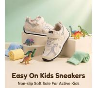 Scarpe sportive slip-on con chiusura a strappo per bambini, comode e versatili, adatte per il ritorno a scuola, per tutte le stagioni, perfette per attività all'aperto EUR34,EUR35,EUR36,EUR26,EUR27,EU