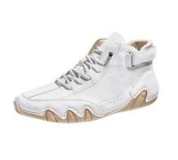 Scarpe Sportive Uomo Basket Running Uomo Scarpe Di Sicurezza Uomini Basket Uomo Sport All'aperto Escursionismo Casual Multicolor Elastico Palestra Multisport Scarpa, Bianco 3, 47 EU