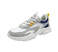 Scarpe Sportive Uomo Basket Running Uomo Scarpe Moda E Sport Uomo Basket Uomo Mesh Comode Moda Palestra Tempo Libero Traspirante Slip on Scarpa, B grigio, 43 EU