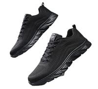 Scarpe Sportive Uomo Scarpe Da Corsa Uomo Basket Uomini Scarpe Running Uomini Ginnastica Atletica Scarpe Da Ginnastica Casual Sneakers Leggero Antiscivolo Scarpa, Le Noir B, 41 EU