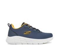 Scarpe Sportive Uomo Skechers BOBS Blu con Memory Foam Allenamento Comode Nuova