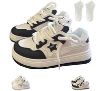 Scarpe Stella Scarpe da Ginnastica Femminile a Piedi,Belle Confortevoli Scarpe con Spessa,Scarpe Sportive con Spessa
