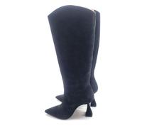 Scarpe Stivali Donna Gianni Renzi camoscio nero modello Lisa