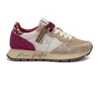 Scarpe Sun68 Ally Vintage Sneakers Donna Misto Pelle Beige