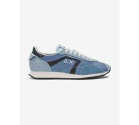 SUN68 Uomo Sneakers Basse Z36124 Pelle Blu Chiaro 43
