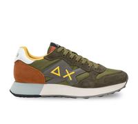 SUN68 Z36115 Jaky Solid Militare Scarpe Sportive per Uomo in camoscio e tessuto