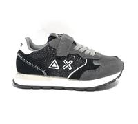 SUN68 Sneakers Girl's Ally Big Glitter Kid Z44417K (11 Nero, Sistema Taglie Calzature EU, Adolescente, Numero, Media, 34)