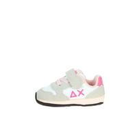 SUN68 Sneakers Girl's Ally Solid Nylon New Born Z44401N Colore 01 Bianco (01 Bianco, Sistema Taglie Calzature EU, Neonato, Numero, Media, 19)
