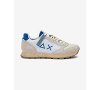 SUN68 Uomo Sneakers Basse Z36104 Pelle Bianco 41