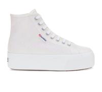 SCARPE SUPERGA 2708 HI TOP LAME TG 38 COD S4128DW-A0M - 9W [US 7.5 UK 5 CM 24.6] Bianco