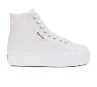 SCARPE SUPERGA 2708 HI TOP LAME TG 38 COD S4128DW-A0M - 9W [US 7.5 UK 5 CM 24.6] Bianco