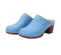 Scarpe Tacco Basso Donna Sandali Estive Comode Nuovi Sandali Da Donna Con Tacco Alto Per La Primavera Comodi E Spessi Perfetti Per La Spiaggia E Le Vacanze Estivi (Sky Blue 43)