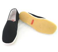 Scarpe Tai Chi Kung Fu Arte Marziale Cinese Tradizionale Wushu Shaolin Qi Gong Pechino Allenatore Wing Chun Pantofola Gomma Classica Uomo,Black-43
