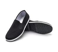 Scarpe Tai Chi, Scarpe Tradizionali Cinesi in Tela Kung Fu, Scarpe per Arti Marziali Vecchie Pechino, Suola in Gomma Nera Unisex