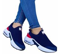 Scarpe Terapeutiche per Diabetici da Donna Scarpe da Corsa Scarpe Alluce Valgo Piedi Gonfi, Scarpe da Ginnastica Leggere E Traspiranti Antiscivolo Scarpe Ortopediche per Artrite Edema,Blue-37 EU