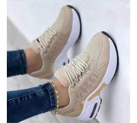 Scarpe Terapeutiche per Diabetici da Donna Scarpe da Corsa Scarpe Alluce Valgo Piedi Gonfi, Scarpe da Ginnastica Leggere E Traspiranti Antiscivolo Scarpe Ortopediche per Artrite Edema,Khaki-38 EU