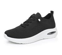 Scarpe Terapeutiche Per Diabetici Da Donna Scarpe Da Corsa Scarpe Alluce Valgo Piedi Gonfi, Scarpe Da Ginnastica Leggere E Traspiranti Antiscivolo Scarpe Ortopediche Per Artrite Edema,Black-36 EU