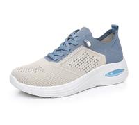 Scarpe Terapeutiche Per Diabetici Da Donna Scarpe Da Corsa Scarpe Alluce Valgo Piedi Gonfi, Scarpe Da Ginnastica Leggere E Traspiranti Antiscivolo Scarpe Ortopediche Per Artrite Edema,Blue-41 EU
